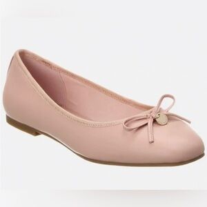 🌸NEW TED BAKER Bayana Leather Women’s Shoes Flats Pale pink Sz 8.5 Without box